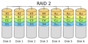 سطح RAID 2 در تکنولوژی RAID